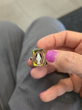 Virgins Saints & Angels Multicolor Miraculous Vibes Virgin Mary Ring
